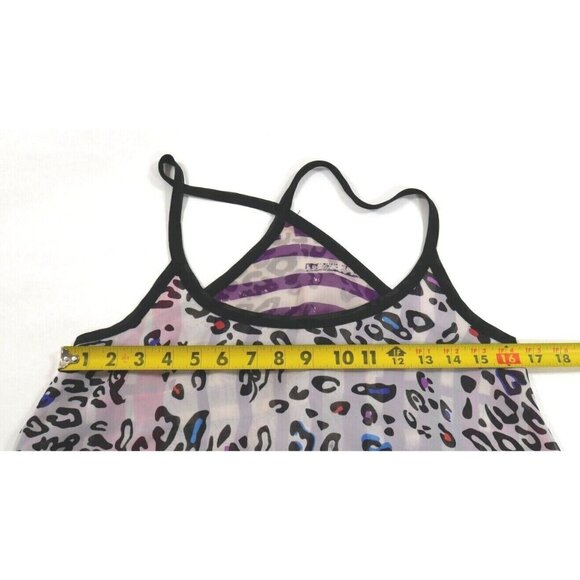 Vans Womens Reversible Semi Sheer Sleeveless Tunic Top Womens Medium - Picture 9 of 12